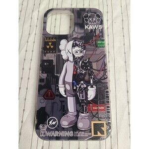 Kaws inspired art flexi case for IPhone 13PROMAX Robot